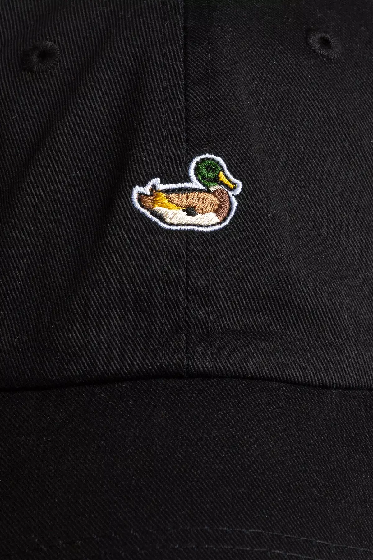 Edmmond Studios Duck Plain Black Patch Cap schwarz